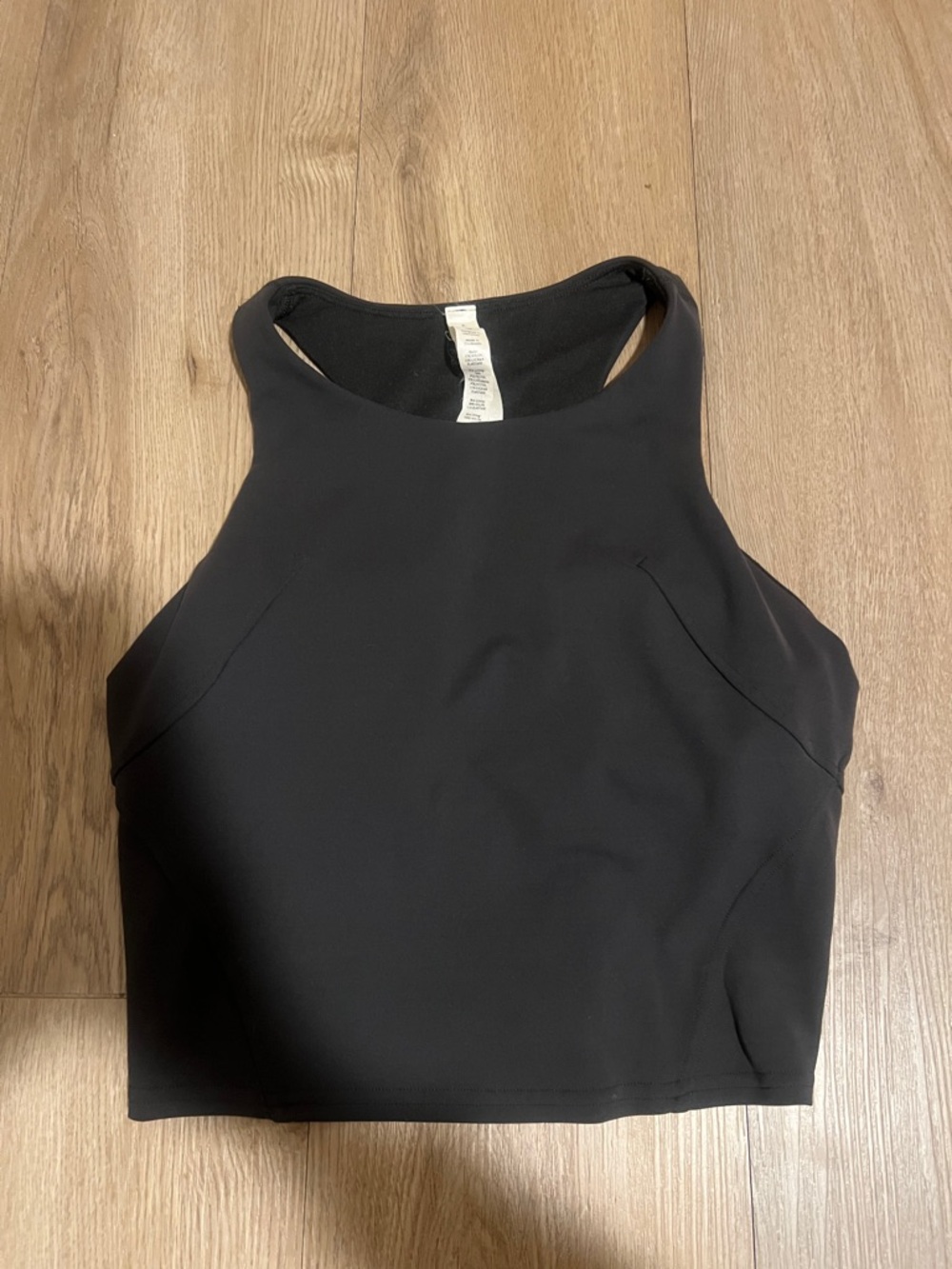 lululemon athletica Charcoal Grey High-Neck Cropped Tank